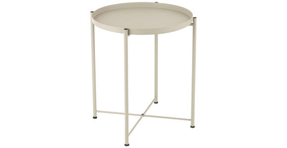 BEISTELLTISCH in Metall 47,5/47,5/53 cm  - Kaschmir, Basics, Metall (47,5/47,5/53cm) - Carryhome