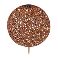 SOLARLEUCHTE  - Rostfarben, Basics, Metall (40/50cm) - Globo