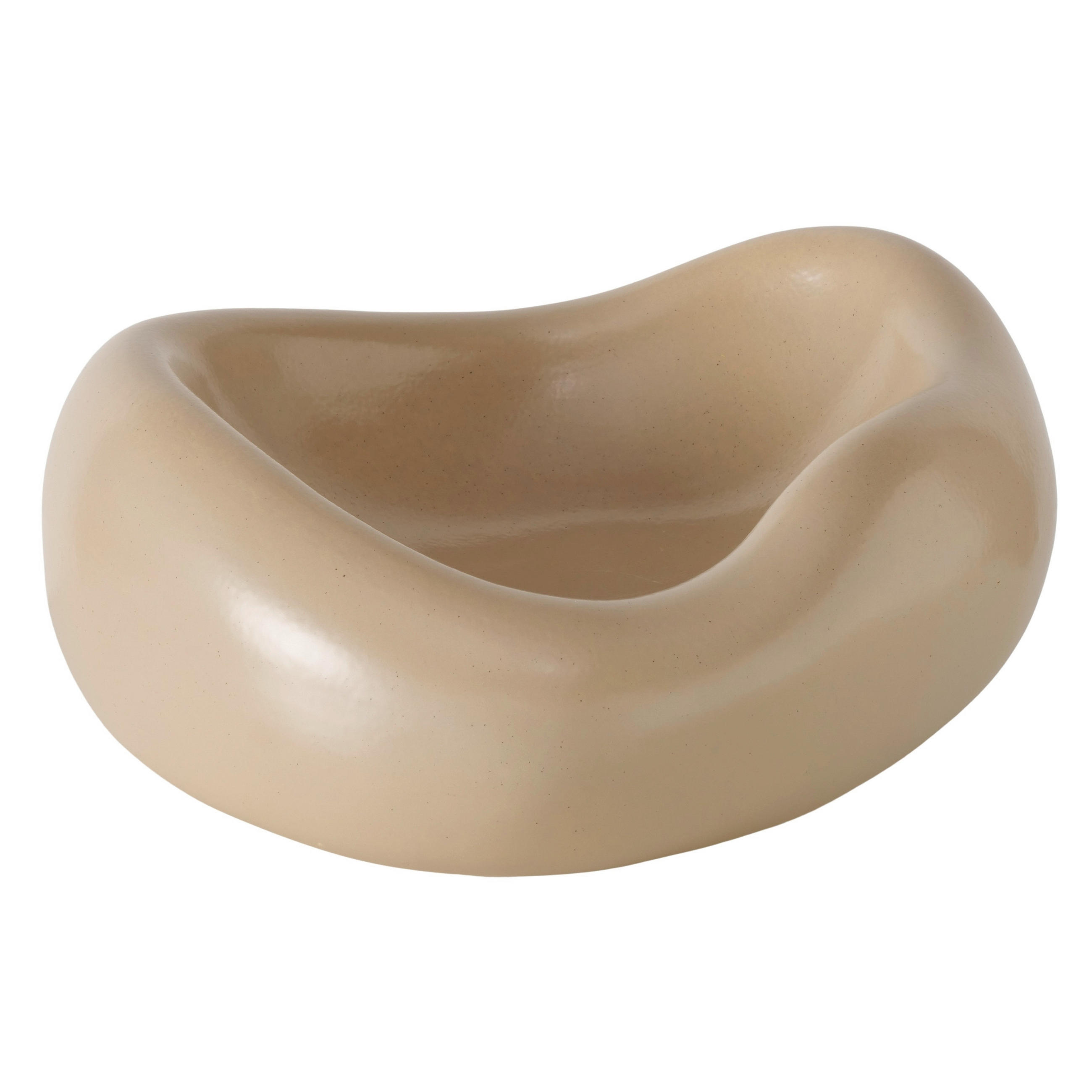 DEKOSCHALE - Hellbraun, Basics, Keramik (30/35/14cm) - Ambia Home