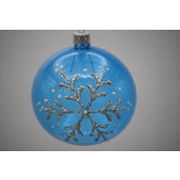 CHRISTBAUMKUGEL 7 cm  - Dunkelrot, Basics, Glas/Metall (7cm) - X-Mas