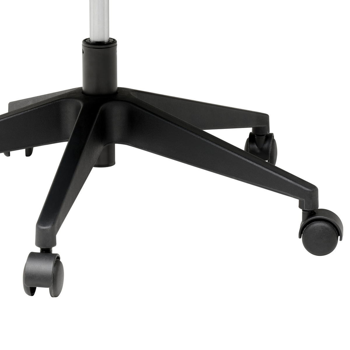 DREHSTUHL  in Netzbespannung Schwarz  - Schwarz, MODERN, Kunststoff/Textil (56/114-124/65cm) - MID.YOU