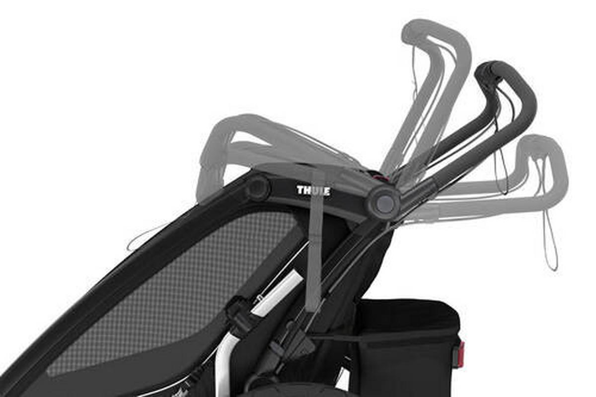 FAHRRADANHÄNGER   Chariot Sport2 dbl  - Schwarz, Basics, Textil/Metall (88/34/73cm) - Thule