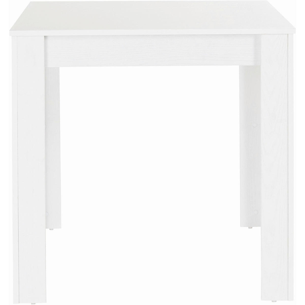 ESSTISCH in Holzwerkstoff 80/75/80 cm   - Weiß, Design, Holzwerkstoff (80/75/80cm) - MID.YOU