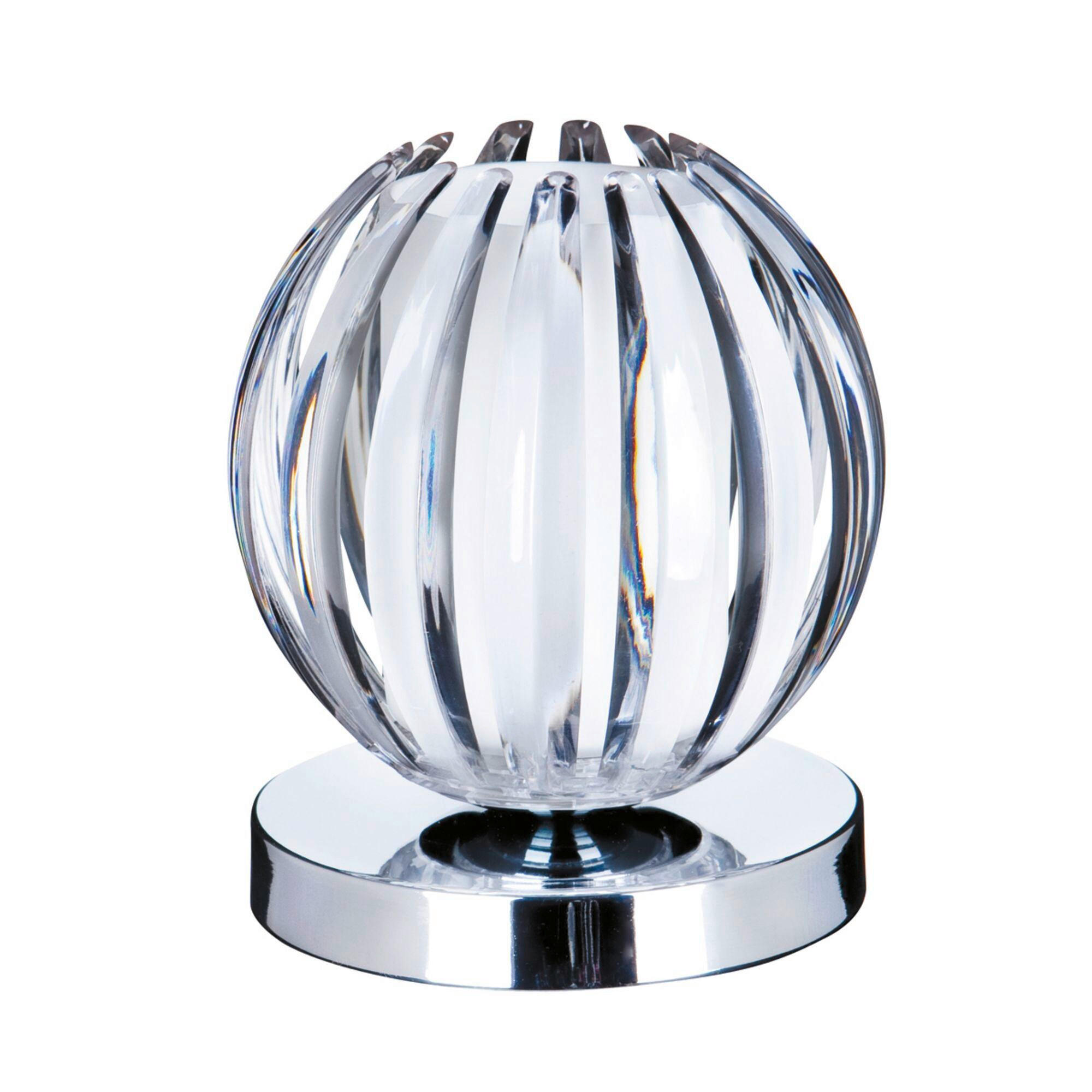 BORDSLAMPA Claw Touch 11/14 cm   - kromfärg, Modern, metall/glas (11/14cm)