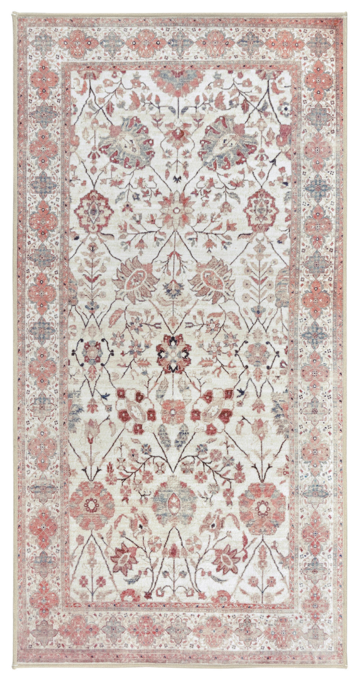 PLOCHO TKANÝ KOBEREC, 80/150 cm, svetlomodrá, perleťová, koralová - svetlomodrá/koralová, Design, textil/plast (80/150cm) - Lindorug