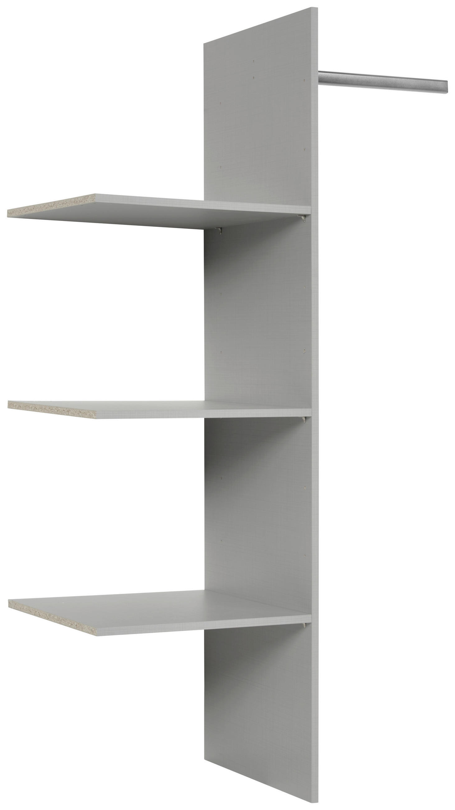 INNENEINTEILUNG 87/148/50 cm Grau  - Grau, MODERN, Holzwerkstoff/Metall (87/148/50cm) - MID.YOU