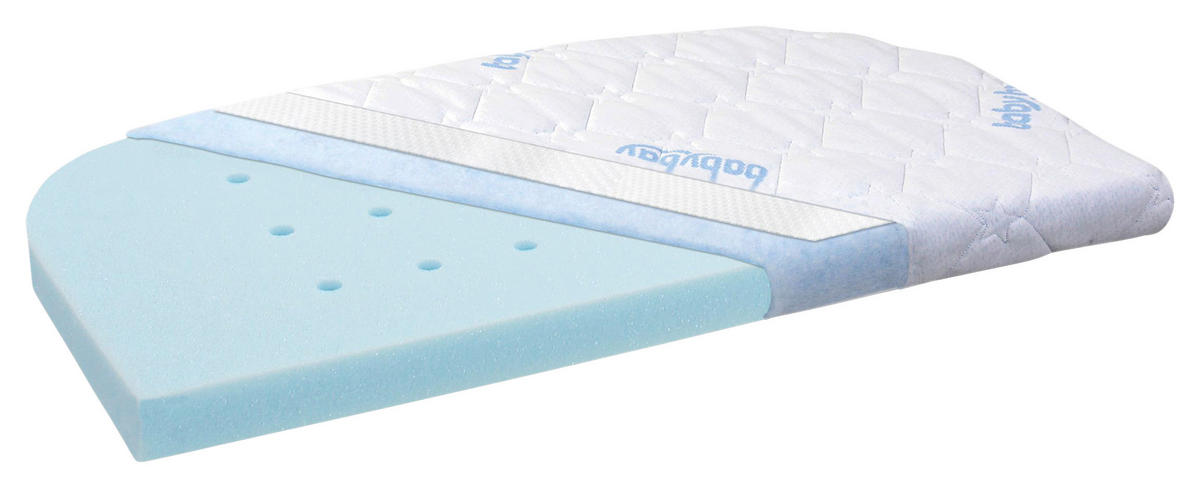 BEISTELLBETTMATRATZE 105/57,50 cm  - Basics, Textil (105/57,50cm) - Babybay