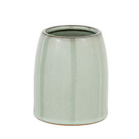 ZAHNPUTZBECHER PRATI  - Grün, KONVENTIONELL, Keramik (8,5/10,5/8,5cm) - Schöner Wohnen