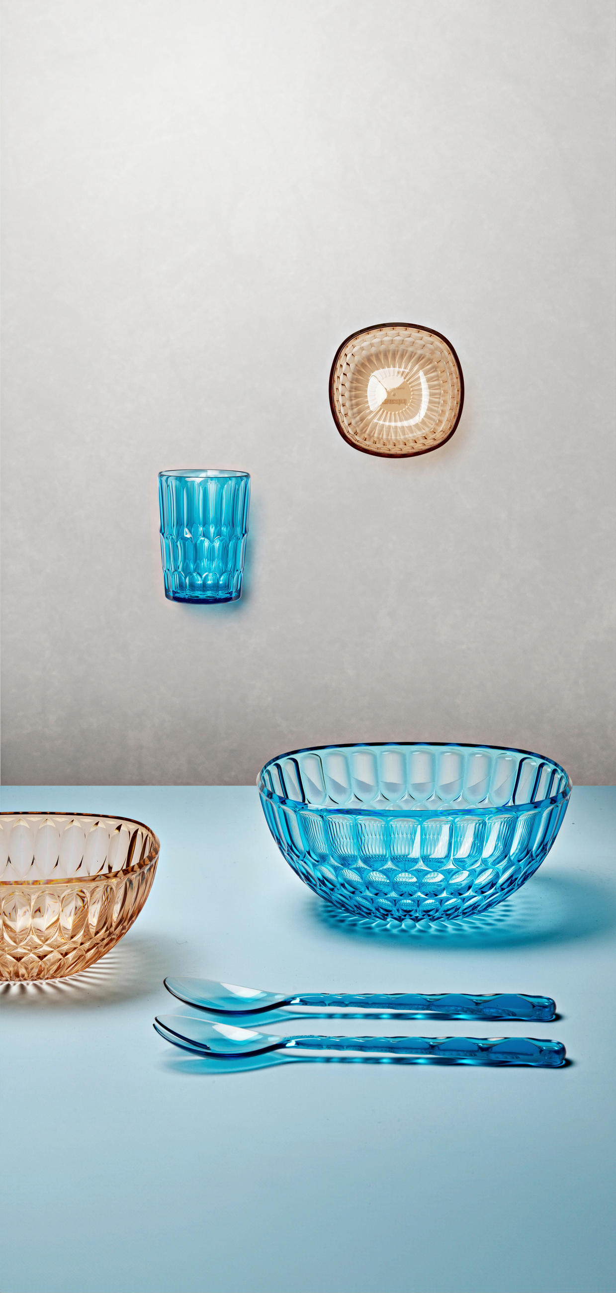 PRIBOR ZA SALATU  Vanity  - pastelno plava, Basics, plastika (27.5cm) - GUZZINI