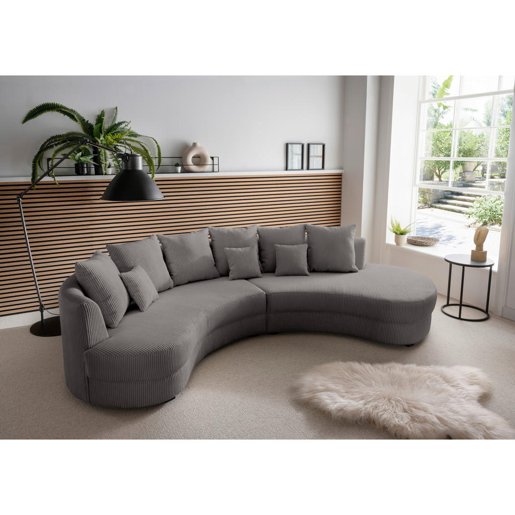 Livetastic SEDACIA SÚPRAVA, textil, sivá