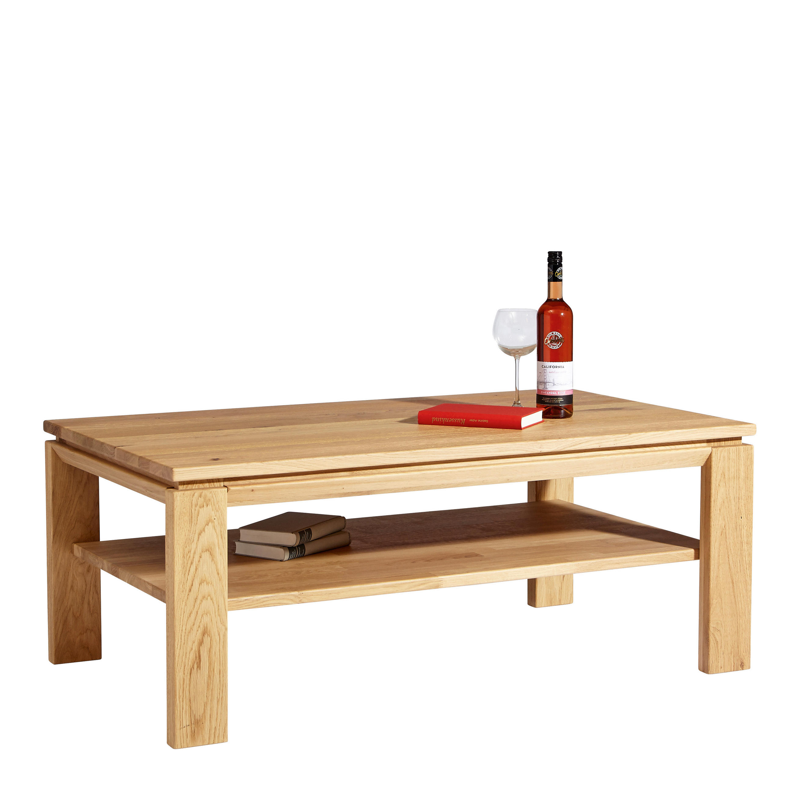 COUCHTISCH in Holz 120/70/48 cm  - Wildeiche, Design, Holz (120/70/48cm) - Escando Natürlich Wo