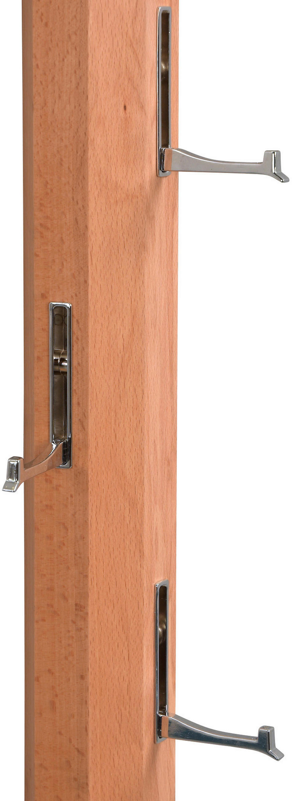 GARDEROBENLEISTE  in Kernbuche massiv Buchefarben  - Buchefarben, Basics, Holz (8/183/4cm)