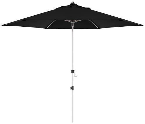 SONNENSCHIRM 320 cm Schwarz  - Alufarben/Schwarz, Basics, Textil/Metall (320/320cm) - Doppler