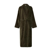 BADEMANTEL HOMEWEAR XXL Unisex  - Olivgrün, Basics, Textil (XXLnull) - Moeve
