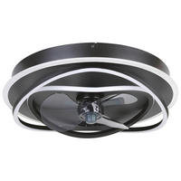 Deckenleuchte mit Ventilator 50/14 cm   - Schwarz, Basics, Kunststoff/Metall (50/14cm) - Eglo
