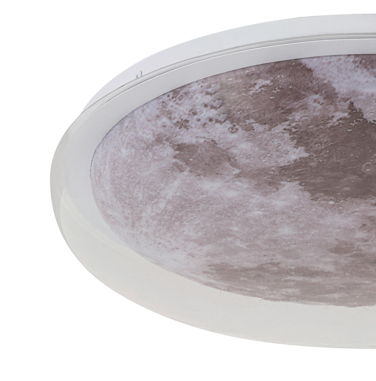 LED-DECKENLEUCHTE Derby 40/8 cm   - Transparent/Silberfarben, Trend, Kunststoff/Metall (40/8cm) - Novel