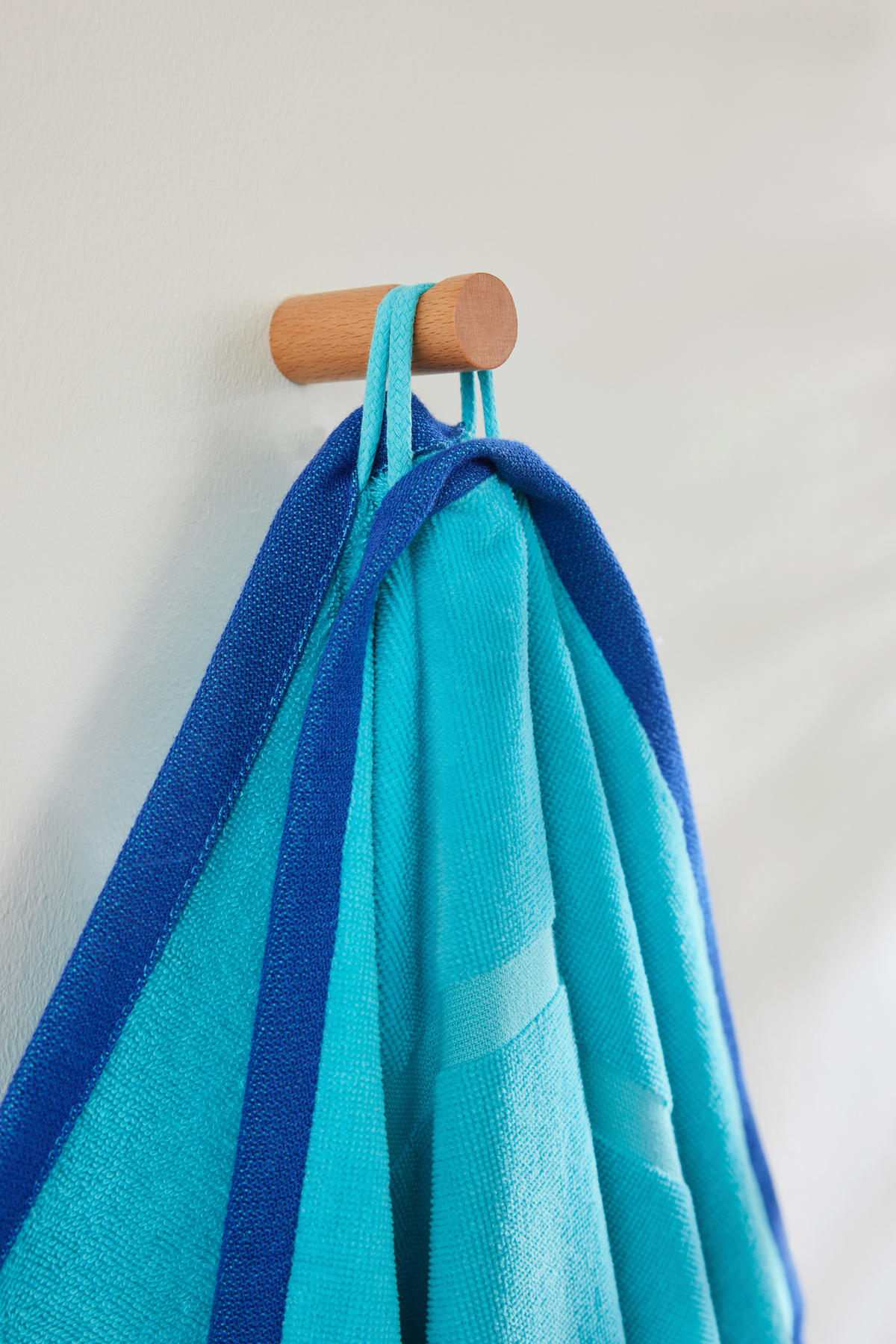 STRANDTUCH s.Oliver Türkis, Blau 90/180 cm  - Türkis/Blau, Trend, Textil (90/180cm) - S. Oliver