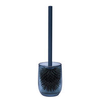 WC-BÜRSTENGARNITUR - Blau/Silberfarben, Basics, Glas/Kunststoff (9,8/36,8cm) - Kleine Wolke