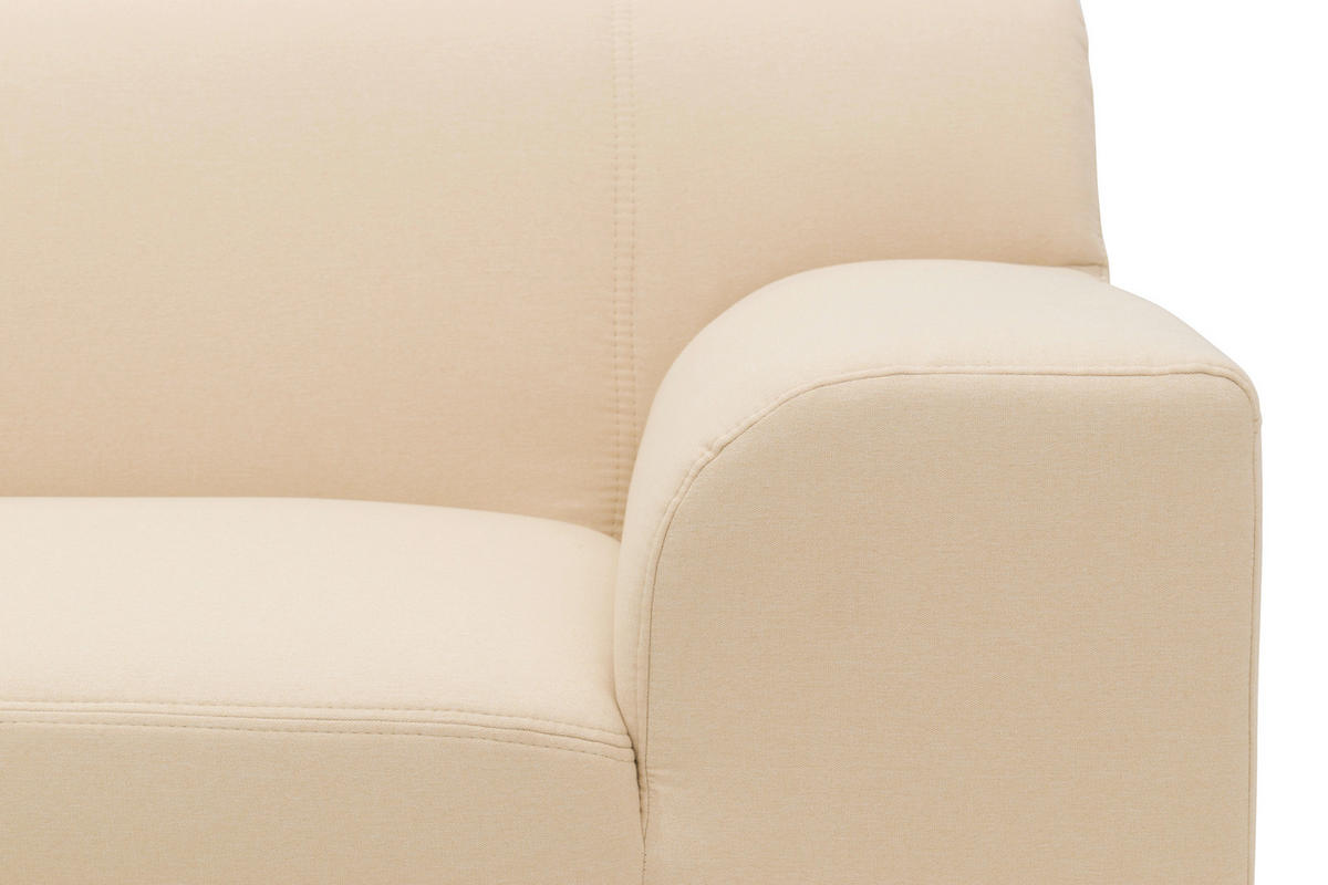 ECKSOFA TINOS Beige Webstoff  - Beige, Basics, Textil (273/157cm) - MID.YOU