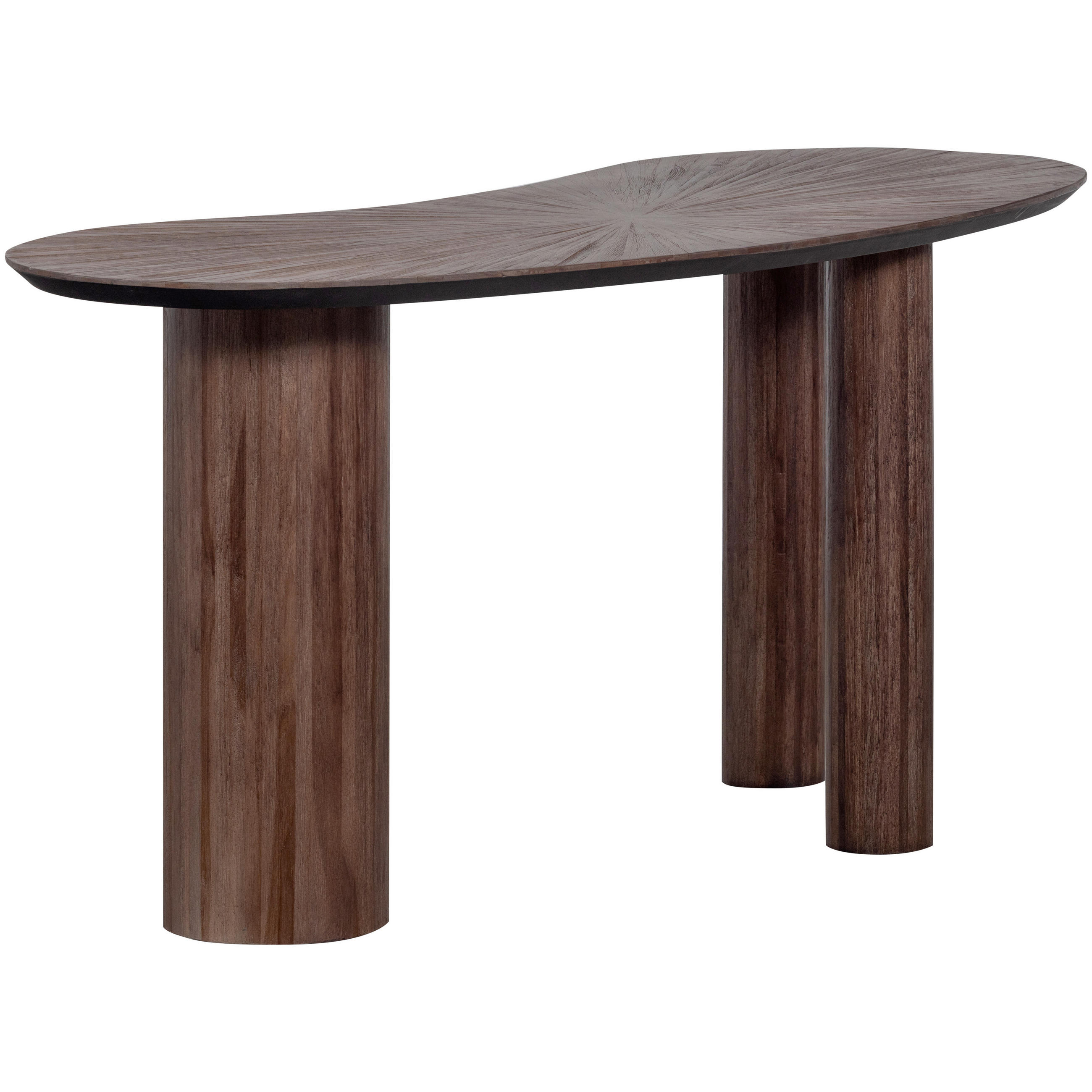 Livetastic Schreibtisch Sun Braun 62x76x150 cm