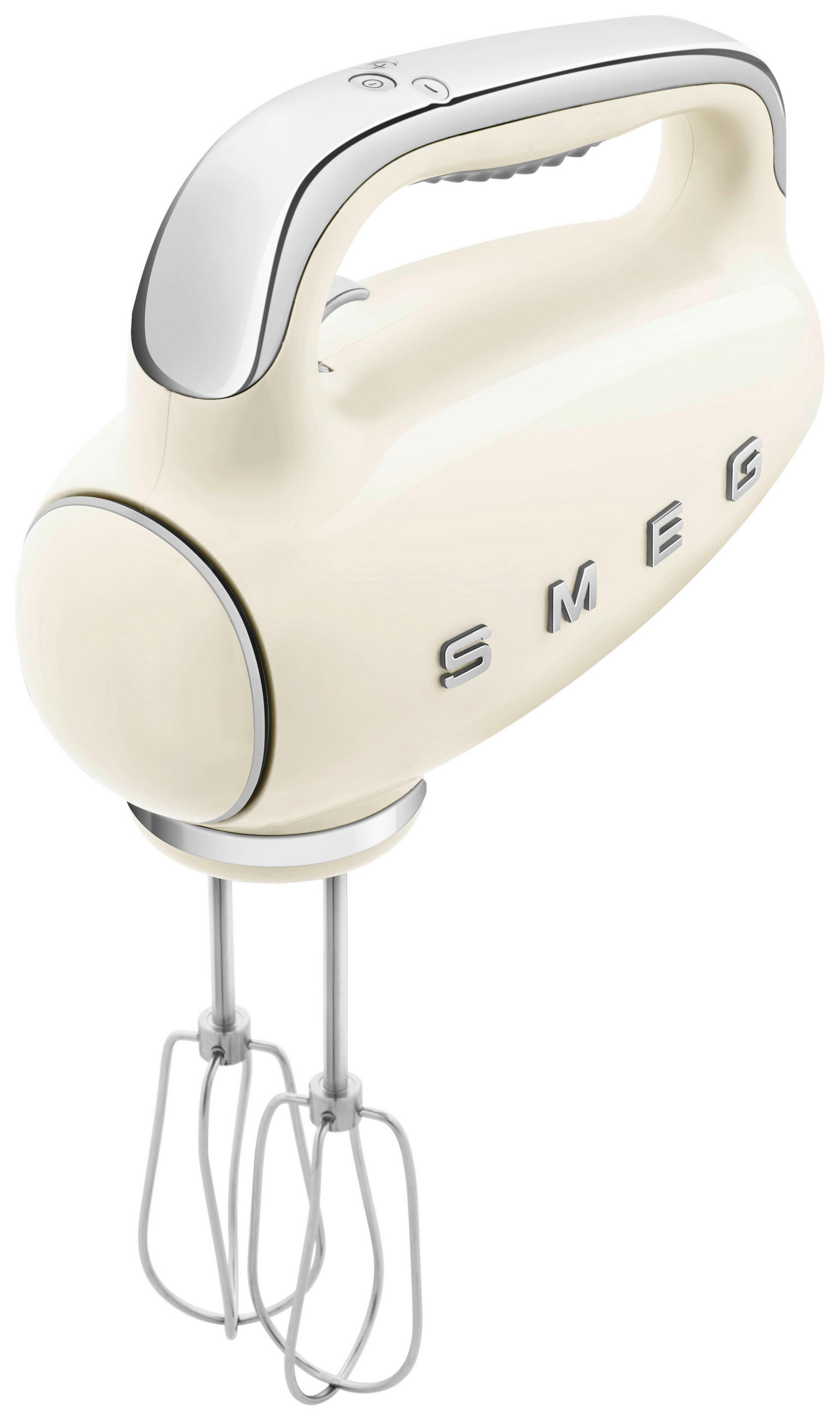 HANDMIXER 50'S STYLE  - Chromfarben/Creme, Basics, Kunststoff/Metall (22/37,8/22,1cm) - SMEG