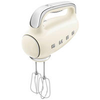HANDMIXER 50'S STYLE  - Chromfarben/Creme, Basics, Kunststoff/Metall (22/37,8/22,1cm) - SMEG
