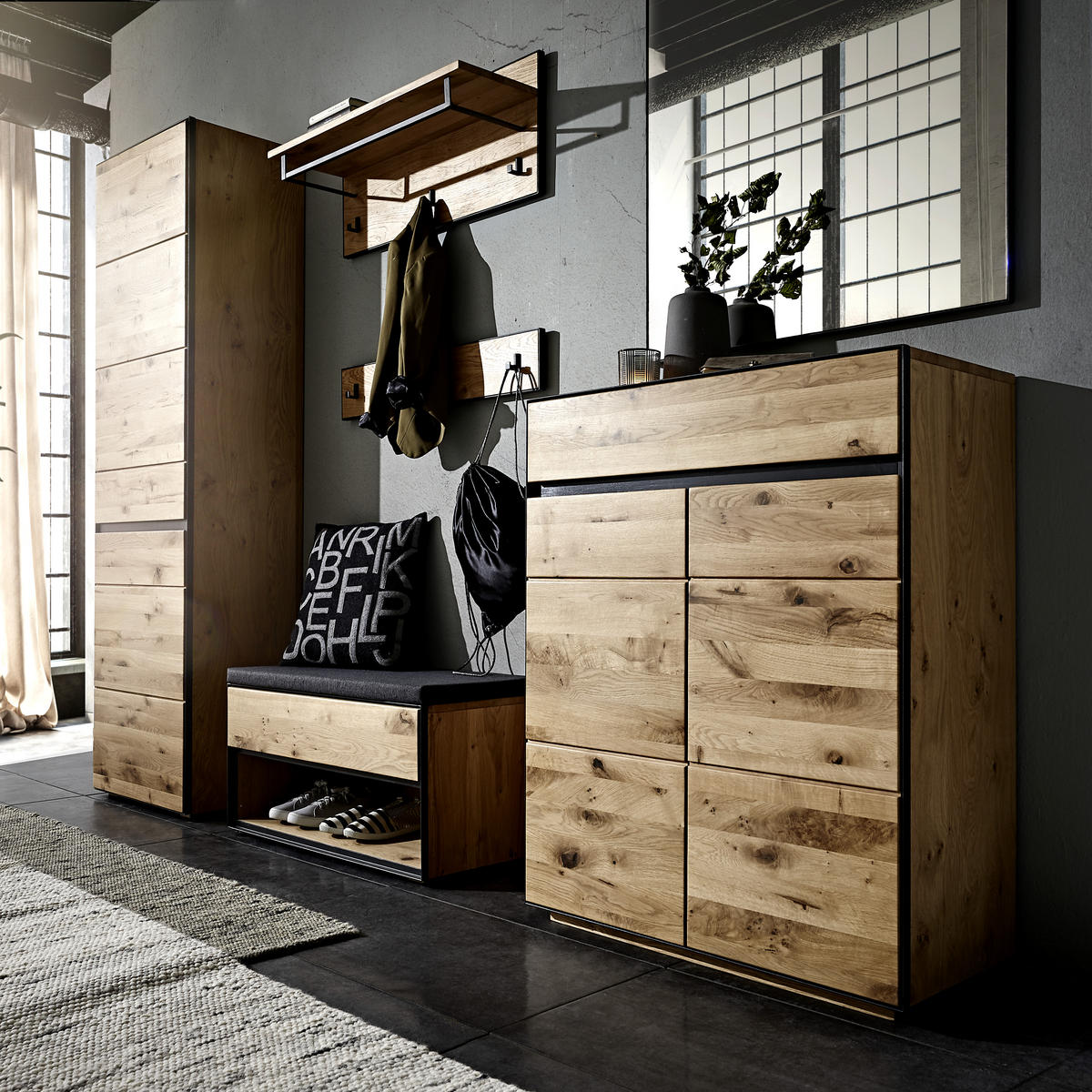 ŠATNÍ LAVICE, 85/44,8/38 cm - Natur, dřevo (85/44,8/38cm) - Linea Natura