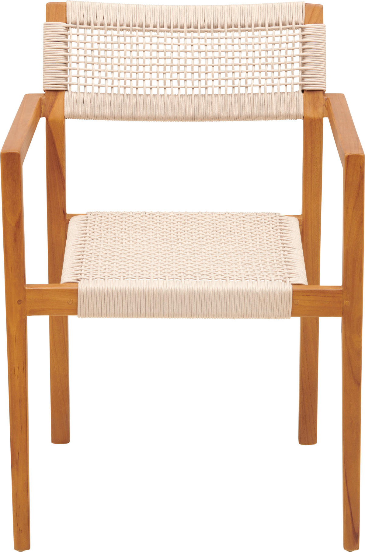 ARMLEHNSTUHL  in  - Beige/Naturfarben, MODERN, Holz (59/83/55cm) - Livetastic