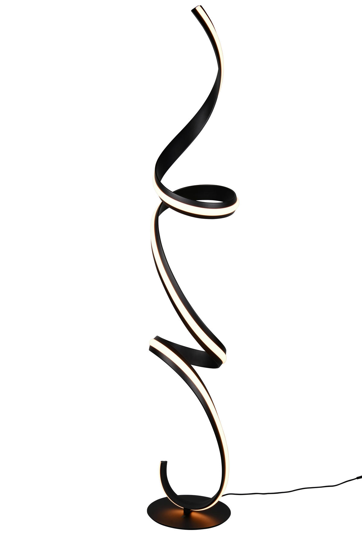 LED-STEHLEUCHTE 31/30/180 cm    - Schwarz/Weiß, Design, Kunststoff/Metall (31/30/180cm) - Cinque