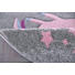 KINDERTEPPICH 133/133 cm Silberfarben - Silberfarben, Textil (133/133cm)