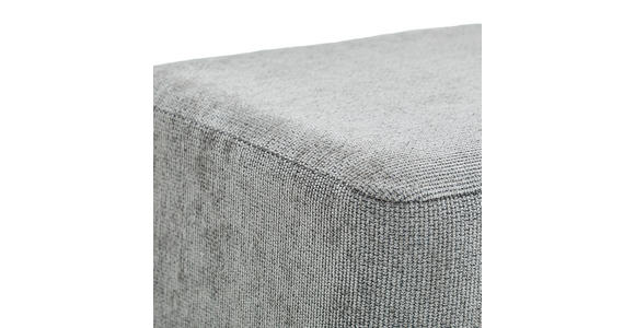 HOCKER Leinenoptik Kiefer Grau - Naturfarben/Grau, Trend, Holz/Textil (41/41/41cm) - Xora