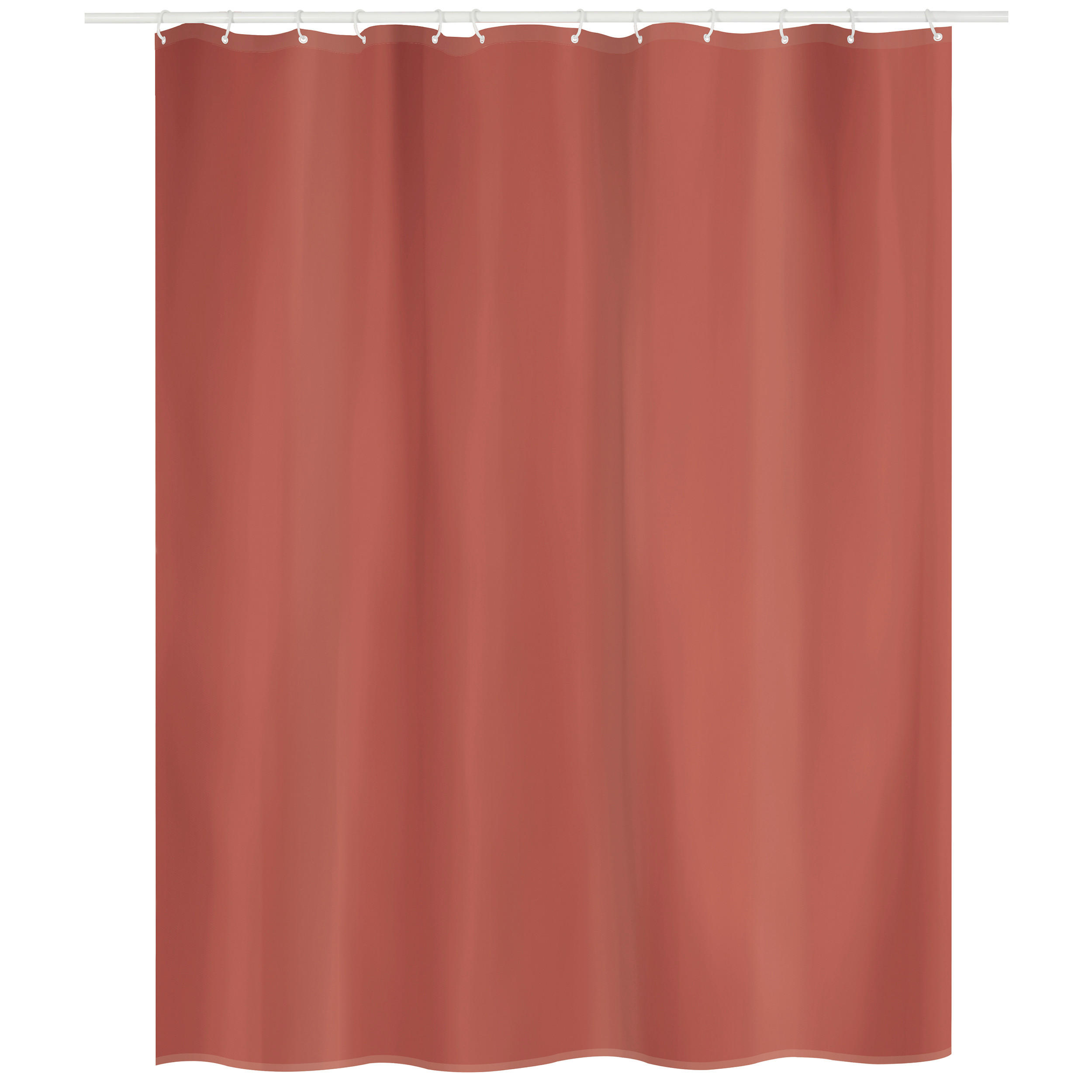 DUSCHVORHANG 120/200 cm  - Terracotta, Basics, Textil (120/200cm) - MSV
