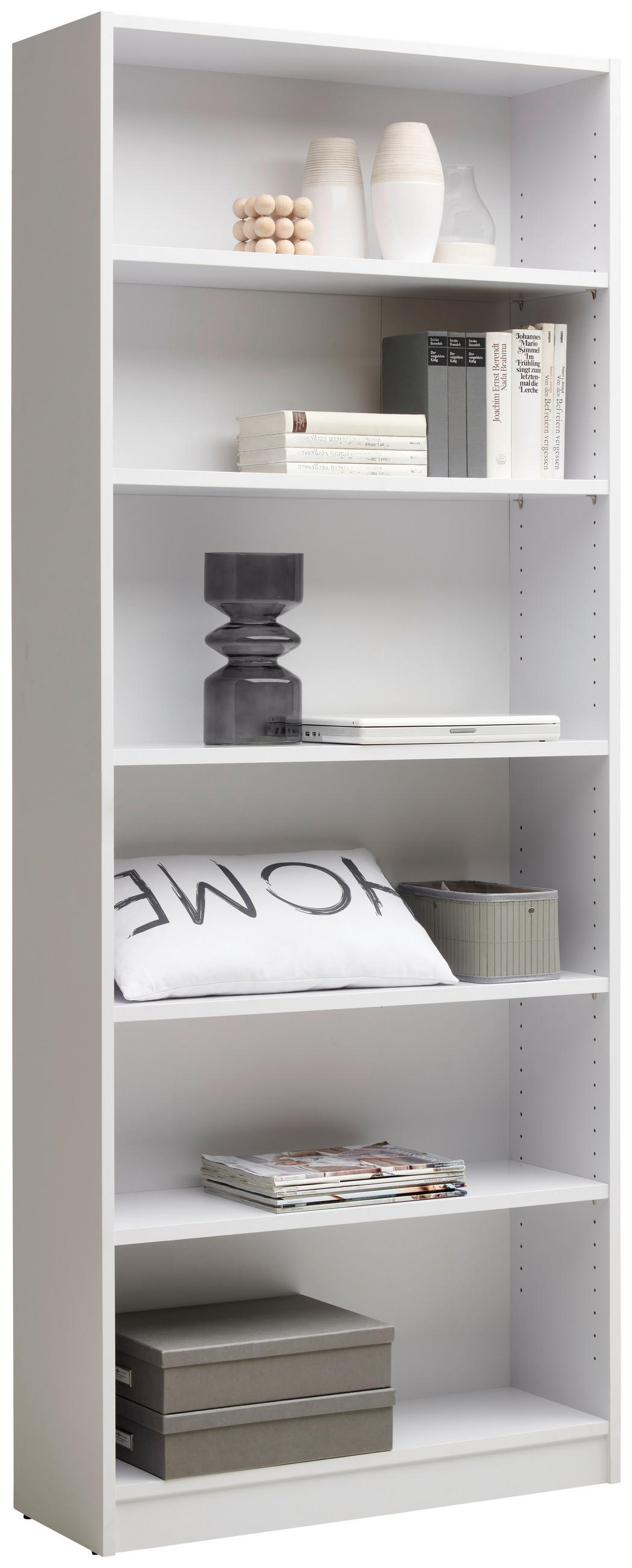 REGAL 80/199,2/28 cm bela  - bela, Konvencionalno, leseni material (80/199,2/28cm) - Carryhome