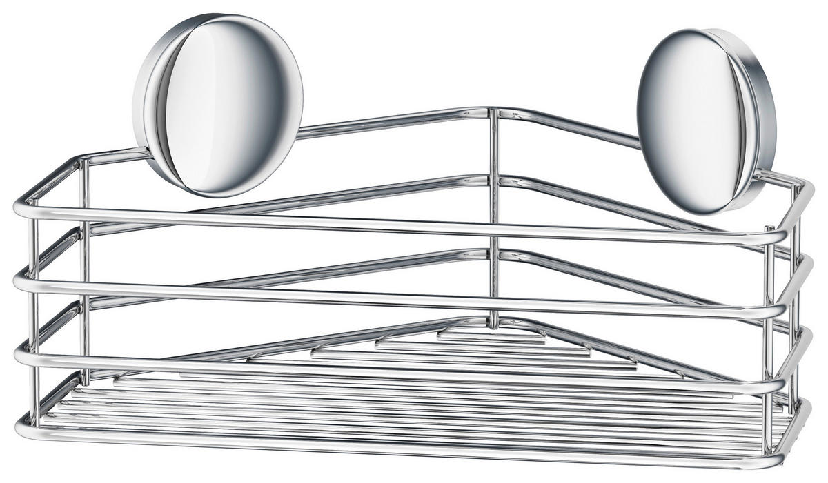 DUSCHKORB Beslagsboden Chromfarben  - Chromfarben, Basics, Metall (25/5/20cm) - Smedbo