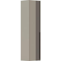 GARDEROBENSCHRANK  in 43/165/34 cm  - Sandfarben/Taupe, Design, Glas/Holzwerkstoff (43/165/34cm) - Dieter Knoll
