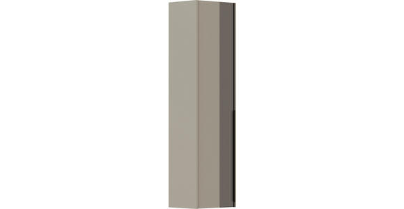 GARDEROBENSCHRANK  in 43/165/34 cm  - Sandfarben/Taupe, Design, Glas/Holzwerkstoff (43/165/34cm) - Dieter Knoll