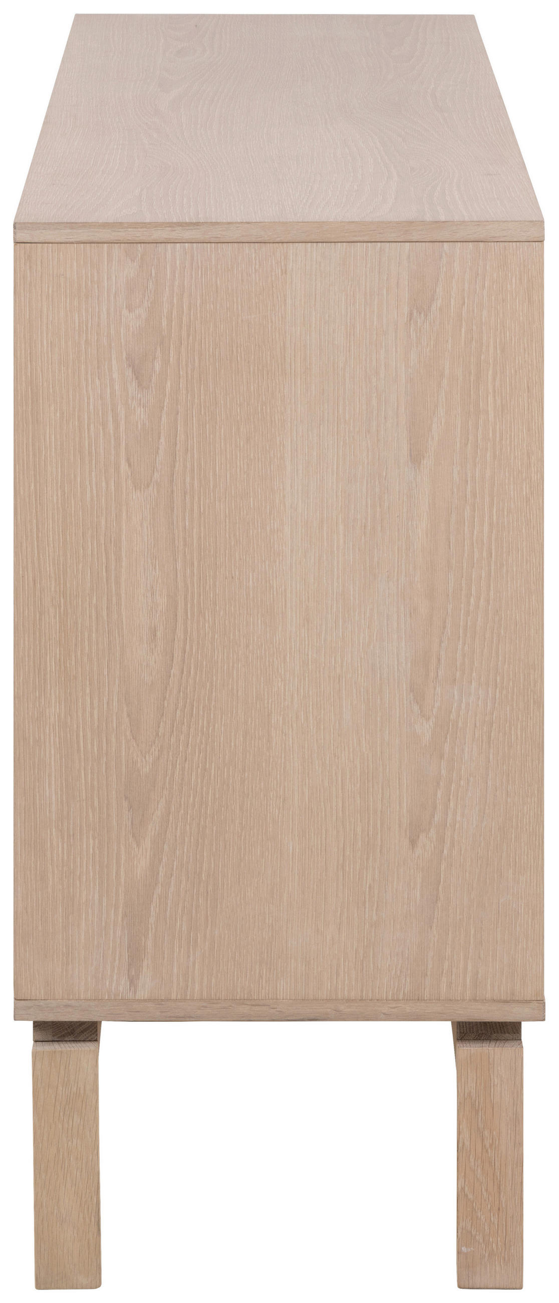 KOMMODE 135,4/80/40 cm  in Eichefarben  - Weiss/Eichefarben, Design, Holzwerkstoff (135,4/80/40cm) - Livetastic