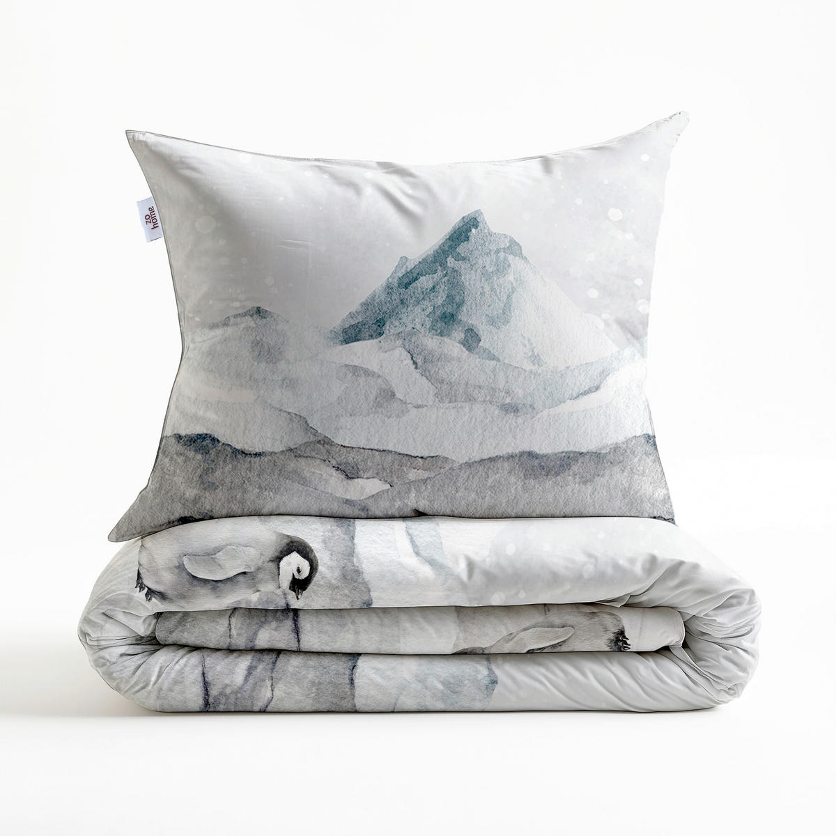 BETTWÄSCHE 2-teilig Frostine Flanell 135/200 cm  - Weiß, Basics, Textil (135/200cm)
