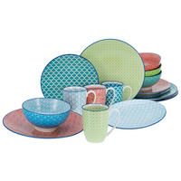 KOMBISERVICE Mediterran II 16-teilig  - Multicolor, Keramik - Creatable