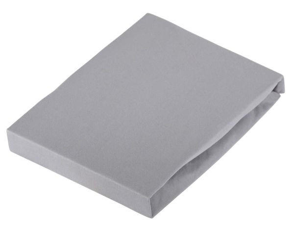 BOXSPRING-SPANNBETTTUCH Jersey  - Dunkelgrau, Basics, Textil (90-100/190-220cm) - Novel