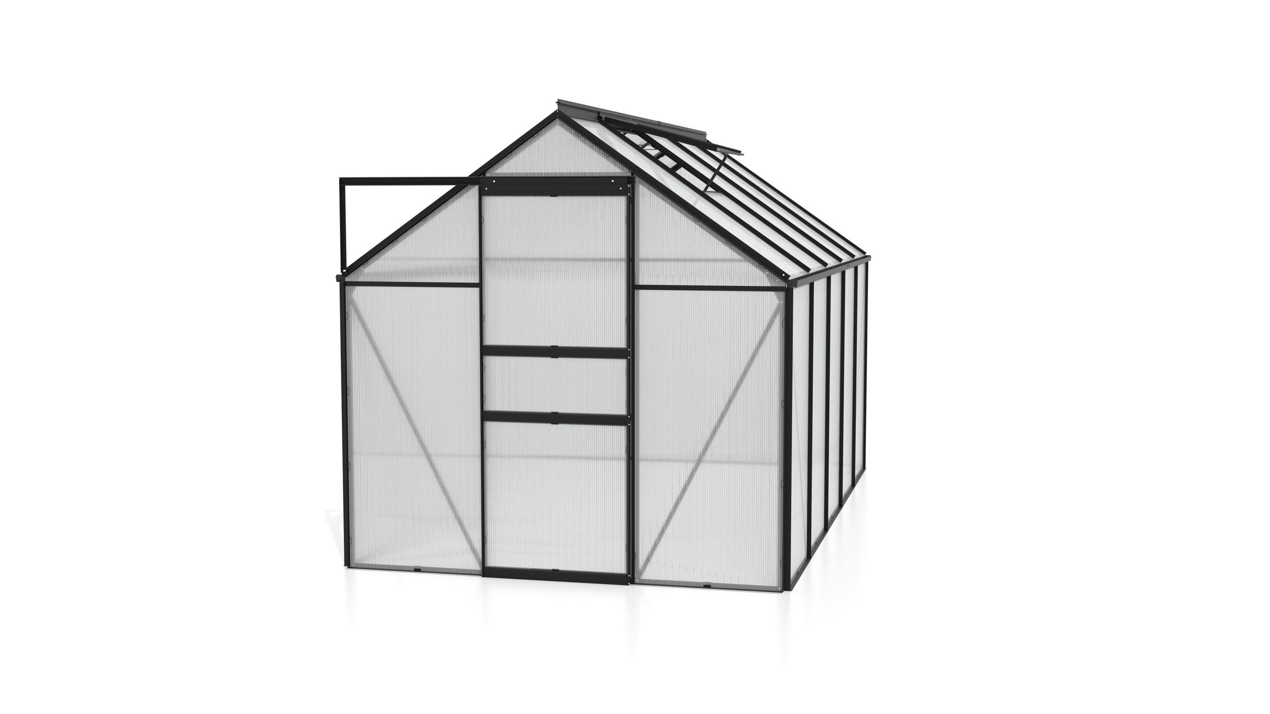 Gewächshausbausatz Comet 6200 6,2 M2 Metall/Kunststoff