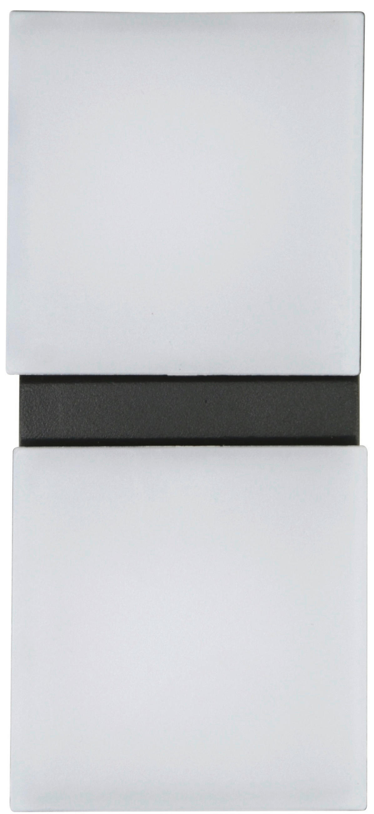 AUßENWANDLEUCHTE Lyra 6,2/15,6/8,3 cm   - Anthrazit, Design, Kunststoff/Metall (6,2/15,6/8,3cm)