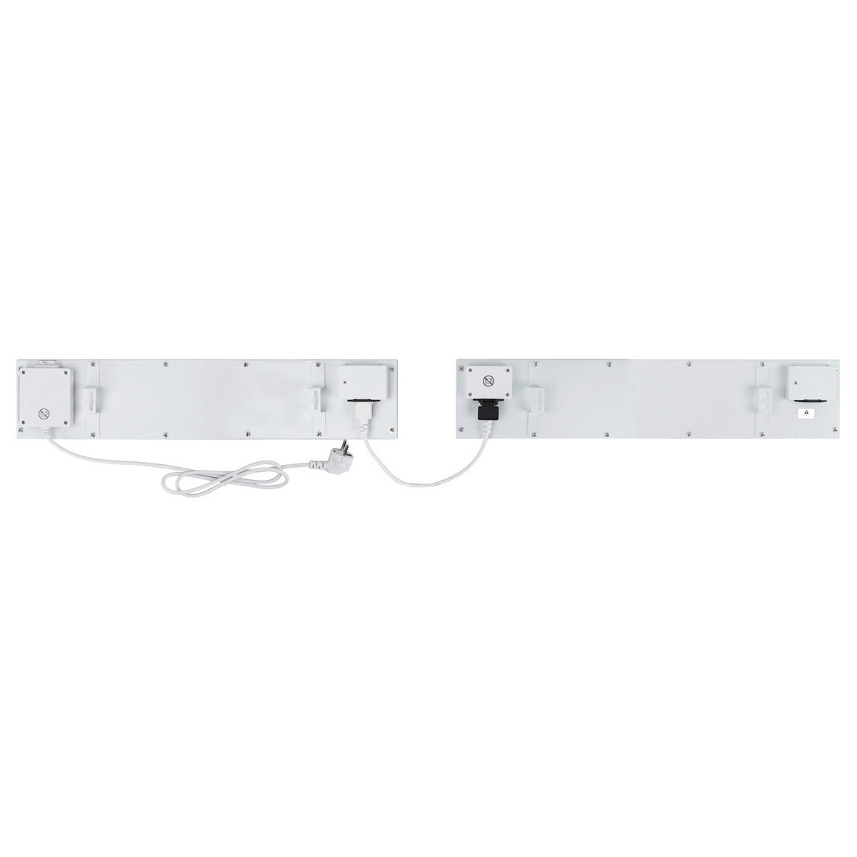 INFRAROT-HEIZPANEEL 60 W  - Weiß, Design, Metall (60,2/12,7/4,4cm)