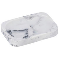 SEIFENSCHALE - Weiß/Grau, KONVENTIONELL, Kunststoff (12,7/2/8,8cm) - Wenko