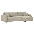 ECKSOFA Mintgrün Flachgewebe Zierkissen, Rückenkissen, Bettkasten, Schlaffunktion, Rücken echt, Liegefläche im Originalstoff  - Schwarz/Mintgrün, KONVENTIONELL, Kunststoff/Textil (145/285cm) - Carryhome