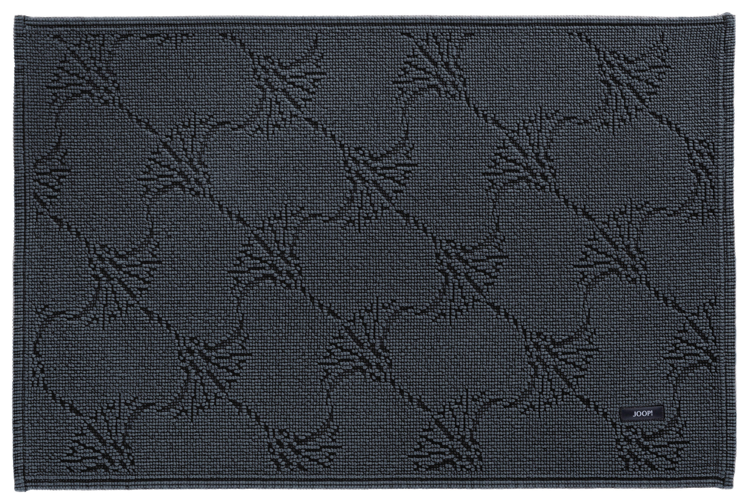 BADTEPPICH New Cornflower Anthrazit 50/70 cm  - Anthrazit, LIFESTYLE, Textil (50/70cm) - Joop!
