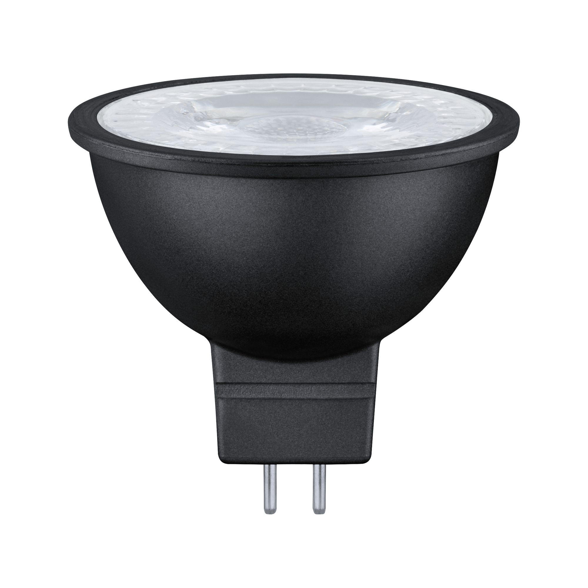 LED-LEUCHTMITTEL   GU5,3 6.5 W  - Schwarz, Design (5,0/4,5cm) - Paulmann