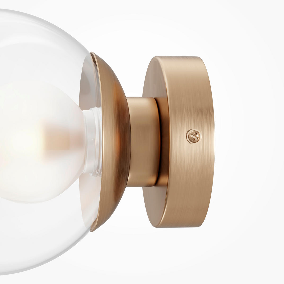 WANDLEUCHTE Basic form 15/15 cm  - Goldfarben, Design, Metall (15/15cm) - MAYTONI
