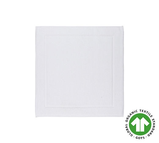 BADEMATTE Bonita 50/60 cm - Weiß, Basics, Textil (50/60cm) - Bio:Vio