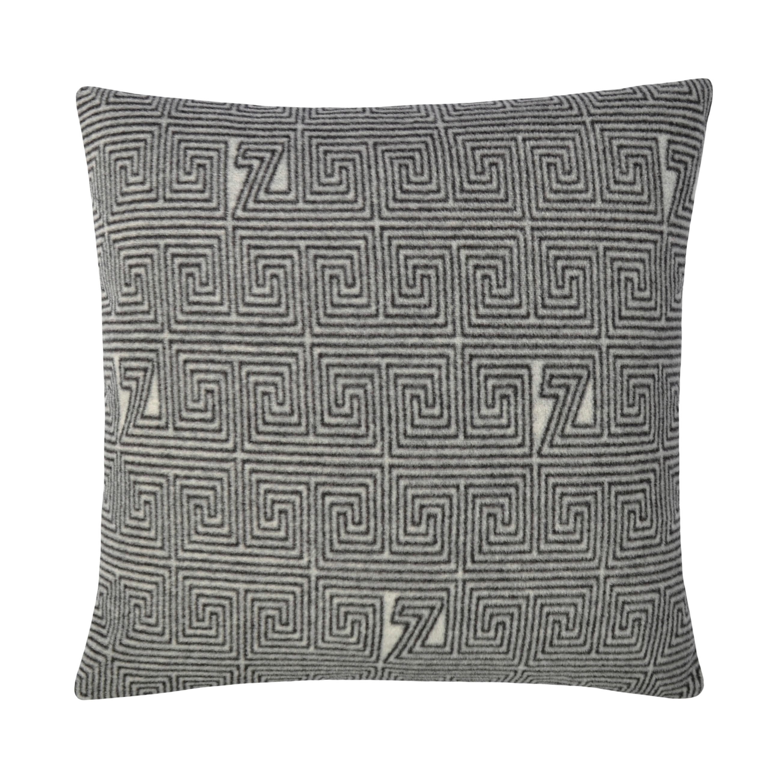 KISSENHÜLLE SOFT-FLEECE LEGACY 50/50 cm  - Hellgrau/Grau, Design, Textil (50/50cm) - Zoeppritz
